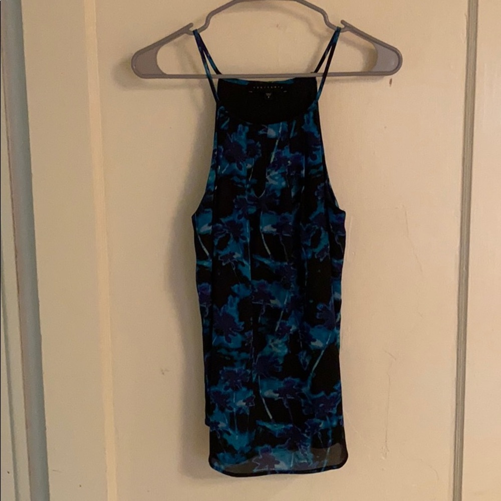 Floral/Palm Print Top